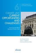 Cover of Climate Law - Current Opportunities and Challenges: Essays from the Official Opening of ClimLaw: Graz