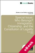 Cover of Who Belongs?: Immigration, Citizenship, and the Constitution of Legality (eBook)