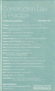 Cover of Construction Law & Practice: Jurisdictional Comparisons 2012