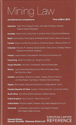 Cover of Mining Law: Jurisdictional Comparisons