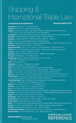 Cover of Shipping and International Trade Law: Jurisdictional Comparisons