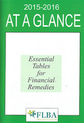 Cover of At A Glance 2015-16: Essential Tables for Financial Remedies