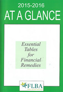 Cover of At A Glance 2015-16: Essential Tables for Financial Remedies