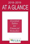 Cover of At A Glance 2018-19: Essential Tables for Financial Remedies