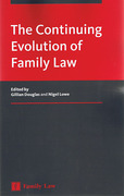 Cover of The Continuing Evolution of Family Law