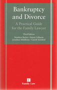 Cover of Bankruptcy and Divorce: A Practical Guide for the Family Lawyer