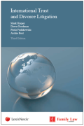 Cover of International Trust and Divorce Litigation