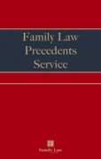 Cover of Family Law Precedents Service Looseleaf