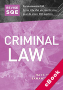 Cover of Revise SQE: Criminal Law (eBook)