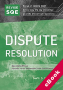 Cover of Revise SQE: Dispute Resolution (eBook)