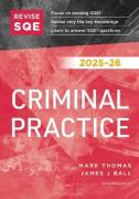 Cover of Revise SQE Criminal Practice 2025/26: SQE1 Revision Guide