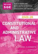 Cover of Revise SQE Constitutional and Administrative Law 2025/26: SQE1 Revision Guide