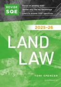 Cover of Revise SQE Land Law 2025/26: SQE1 Revision Guide