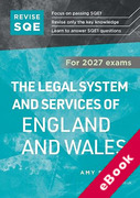 Cover of Revise SQE The Legal System and Services of England and Wales for 2027 exams: SQE1 Revision Guide (eBook)