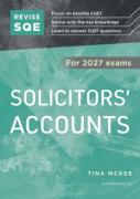 Cover of Revise SQE Solicitors' Accounts for 2027 exams: SQE1 Revision Guide