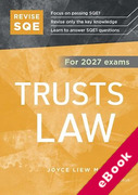 Cover of Revise SQE Trusts Law for 2027 exams: SQE1 Revision Guide (eBook)