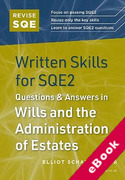 Cover of Revise SQE Written Skills for SQE2: Questions & Answers in Wills and the Administration of Estates (eBook)