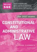 Cover of Revise SQE Constitutional and Administrative Law for 2027 exams: SQE1 Revision Guide