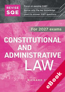 Cover of Revise SQE Constitutional and Administrative Law for 2027 exams: SQE1 Revision Guide (eBook)