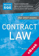 Cover of Revise SQE Contract Law for 2027 exams: SQE1 Revision Guide (eBook)