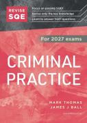 Cover of Revise SQE Criminal Practice for 2027 exams: SQE1 Revision Guide