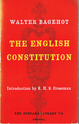 Cover of Walter Bagehot: The English Constitution