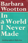 Cover of In a World I Never Made: Autobiographical Reflections