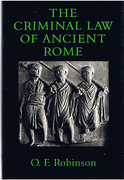 Cover of The Criminal Law of Ancient Rome