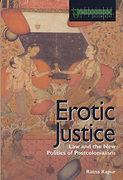 Cover of Erotic Justice: Law and the New Politics of Postcolonialism