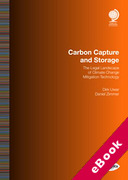 Cover of Carbon Capture and Storage: The Legal Landscape of Climate Change Mitigation Technology (eBook)