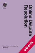Cover of Online Dispute Resolution: Law’s Future in the Digital Age (eBook)
