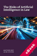Cover of The Risks of Artificial Intelligence in Law (eBook)
