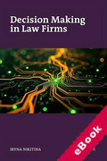Cover of Decision-Making in Law Firms (eBook)