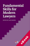 Cover of Fundamental Skills for Modern Lawyers (eBook)