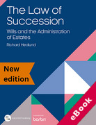 Cover of Law of Succession: Wills and the Administration of Estates (eBook)