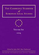 Cover of Cambridge Yearbook of European Legal Studies: Volume 6