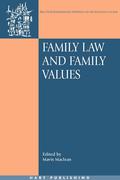 Cover of Family Law and Family Values