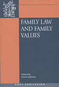 Cover of Family Law and Family Values