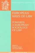 Cover of European Ways of Law: Towards a European Sociology of Law