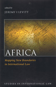 Cover of Africa: Mapping New Boundaries in International Law