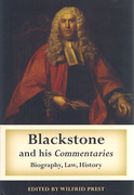 Cover of Blackstone and his Commentaries: Biography, Law, History