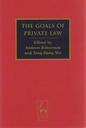 Cover of The Goals of Private Law