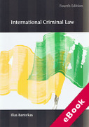 Cover of International Criminal Law (eBook)