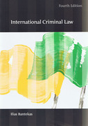 Cover of International Criminal Law