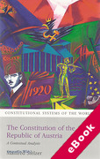 Cover of The Constitution of the Republic of Austria: A Contextual Analysis (eBook)