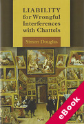 Cover of Liability for Wrongful Interferences with Chattels (eBook)