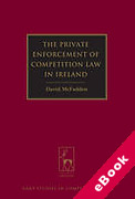 Cover of Private Enforcement of Competition Law in Ireland (eBook)