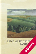 Cover of Landmark Cases in Land Law (eBook)