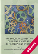 Cover of The European Convention on Human Rights and the Employment Relation (eBook)