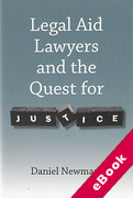 Cover of Legal Aid Lawyers and the Quest for Justice (eBook)
